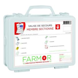 Valise secours MEMBRE SECTIONN&Eacute;