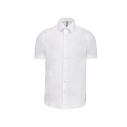 Chemise MC Homme Coton Stretch