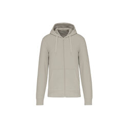 Sweat-shirt full zip &agrave; capuche K4030 CLAY