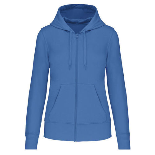 Sweat-shirt full zip &agrave; capuche K4031 LIGHT ROYAL BLUE