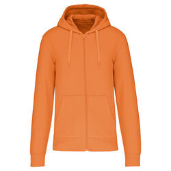 Sweat-shirt full zip &agrave; capuche K4030 LIGHT ORANGE