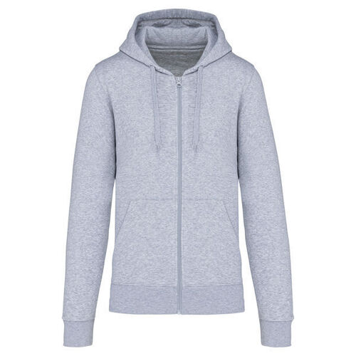 Sweat-shirt full zip &agrave; capuche K4030 OXFORD GREY