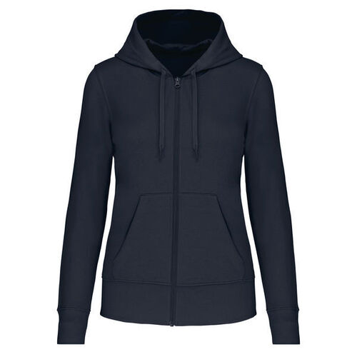 Sweat-shirt full zip &agrave; capuche K4031 NAVY
