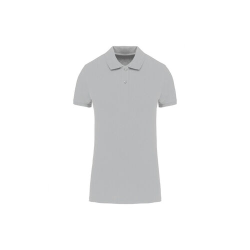 Polo Femme Bio 180 K2026 Snow Grey