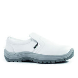 Mocassins de s&eacute;curit&eacute; homme PLUTONE S2 SRC BLANC Lons le Saunier