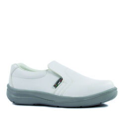 Mocassins de s&eacute;curit&eacute; femme STELLA S2 SRA BLANC Lons le Saunier
