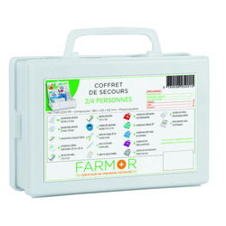 Coffret secours MULTIRISQUES 2/4 PERSONNES Lons le Saunier