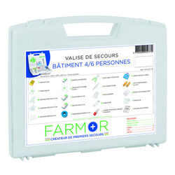 Valise secours BATIMENT 4/6 PERSONNES Lons le Saunier