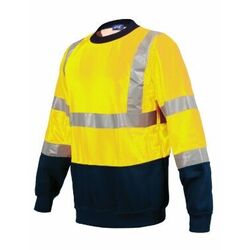 Sweat HV col rond bicolore