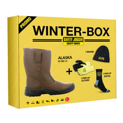 Box bottes fourr&eacute;es cuir + gants + chaussettes + bonnet Lons le Saunier